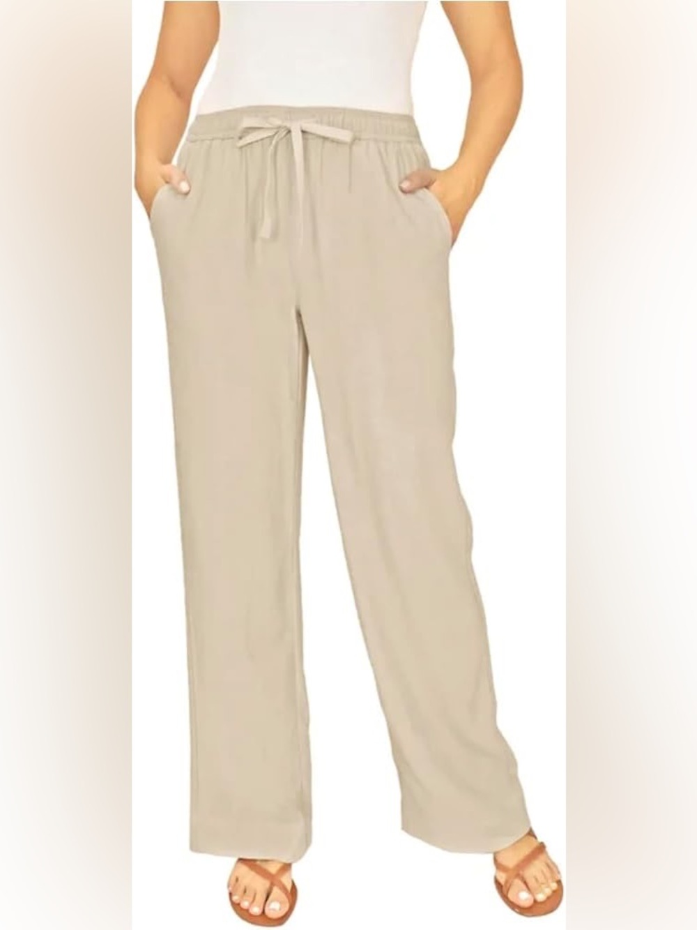 Briggs Women's Pull-On Linen Blend Pant